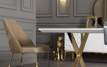 Dome Yemek Odası Takımı - Beyaz