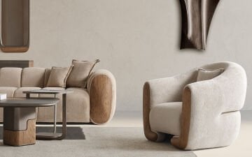 Julina Koltuk Takımı (Açık Meşe)