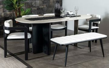 Hazar Yemek Odası Takımı (Seri Sonu)