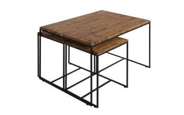 Iron Wood Three Orta Sehpa