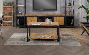 Iron Wood Single Orta Sehpa