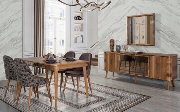 Wooden Yemek Odası Takımı (Seri Sonu)