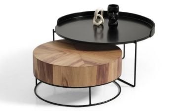 Deluks 154 Sehpa Seti (Ceviz)