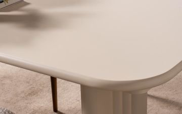 Luther Yemek Odası Takımı (Beyaz)