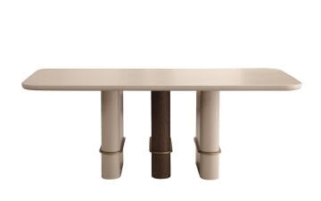 Aurora Yemek Odası Takımı (Krem)