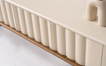 Luther Tv Ünitesi (Beyaz-Ceviz)