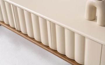 Luther Tv Ünitesi (Beyaz-Ceviz)