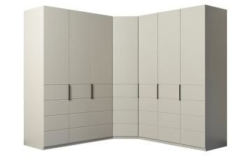 Nura Köşe Dolap (Ahşap Kapak)