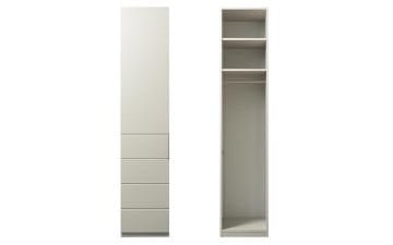 Nura Köşe Dolap (Ahşap Kapak)