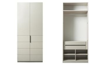 Nura Köşe Dolap (Ahşap Kapak)