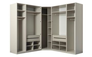 Nura Köşe Dolap (Cam Kapak)