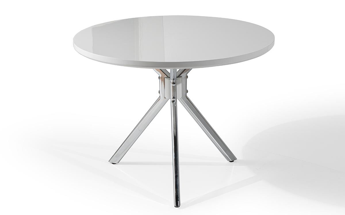 Dolunay Yuvarlak Masa (Beyaz)