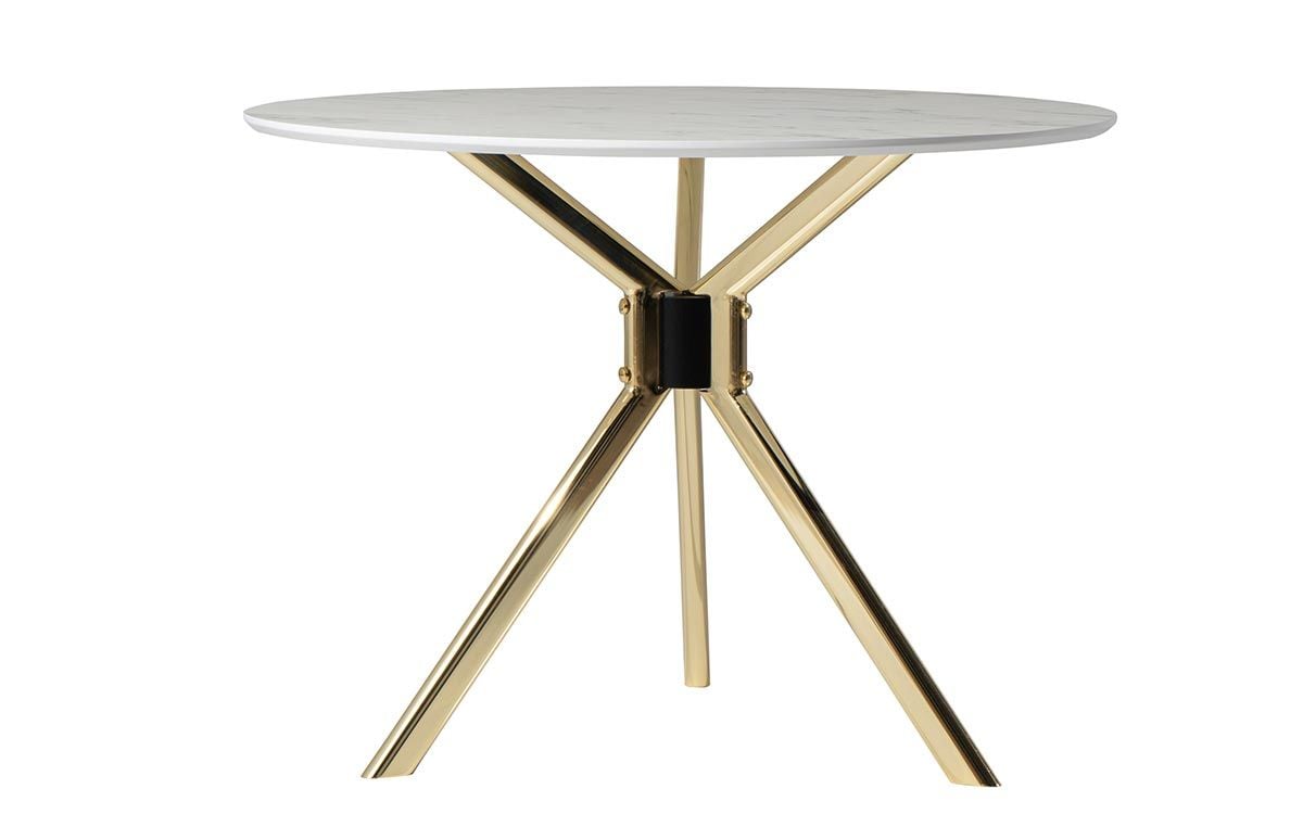 Dolunay Yuvarlak Masa (Gold)