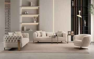 Valeria Antik Koltuk Takımı