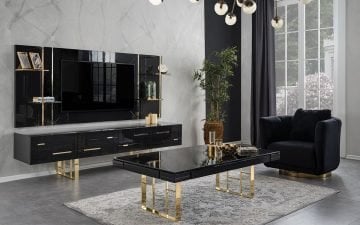 Nelson TV Ünitesi (Antrasit, Mürdüm)