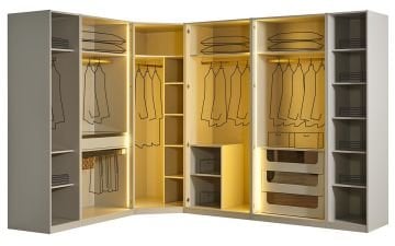 Gold London Köşe Dolap