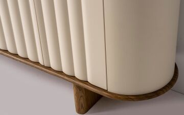 Luther Yemek Odası Takımı (Beyaz-Ceviz)(Seri Sonu)